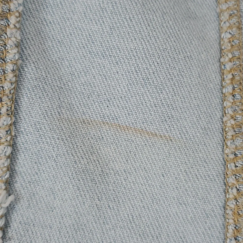 Wild Fable Women's Cropped Denim Corset Tank Top ~ Blue - Picture 11 of 16